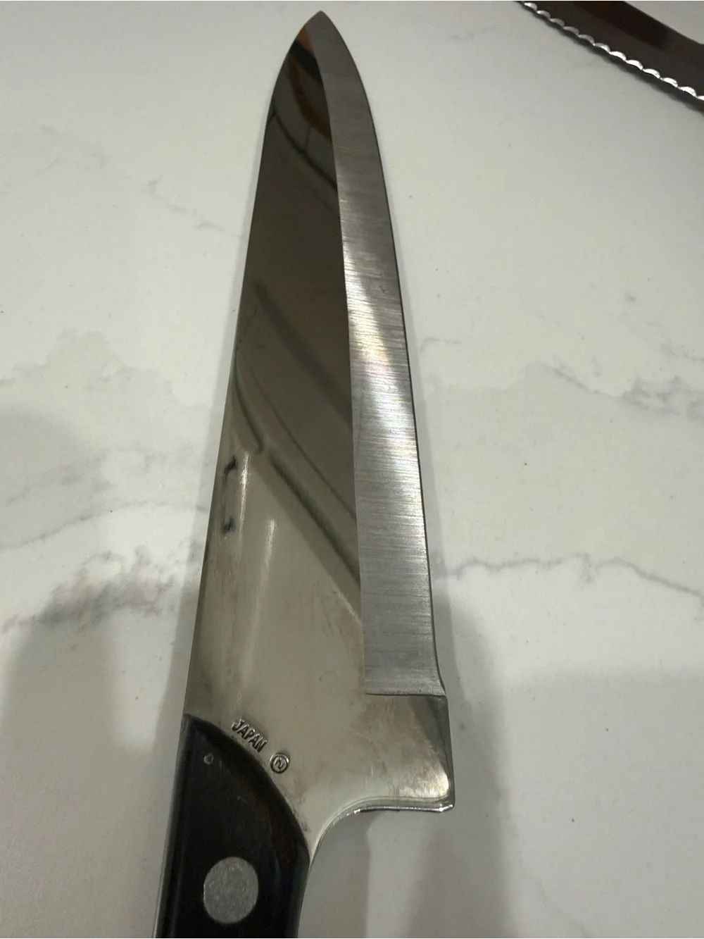 Japan kitchen Delite Black Chef and Bread Knife Set